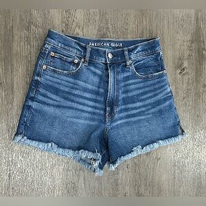 American Eagle Outfitters Blue Denim Women's Stretch Shorts